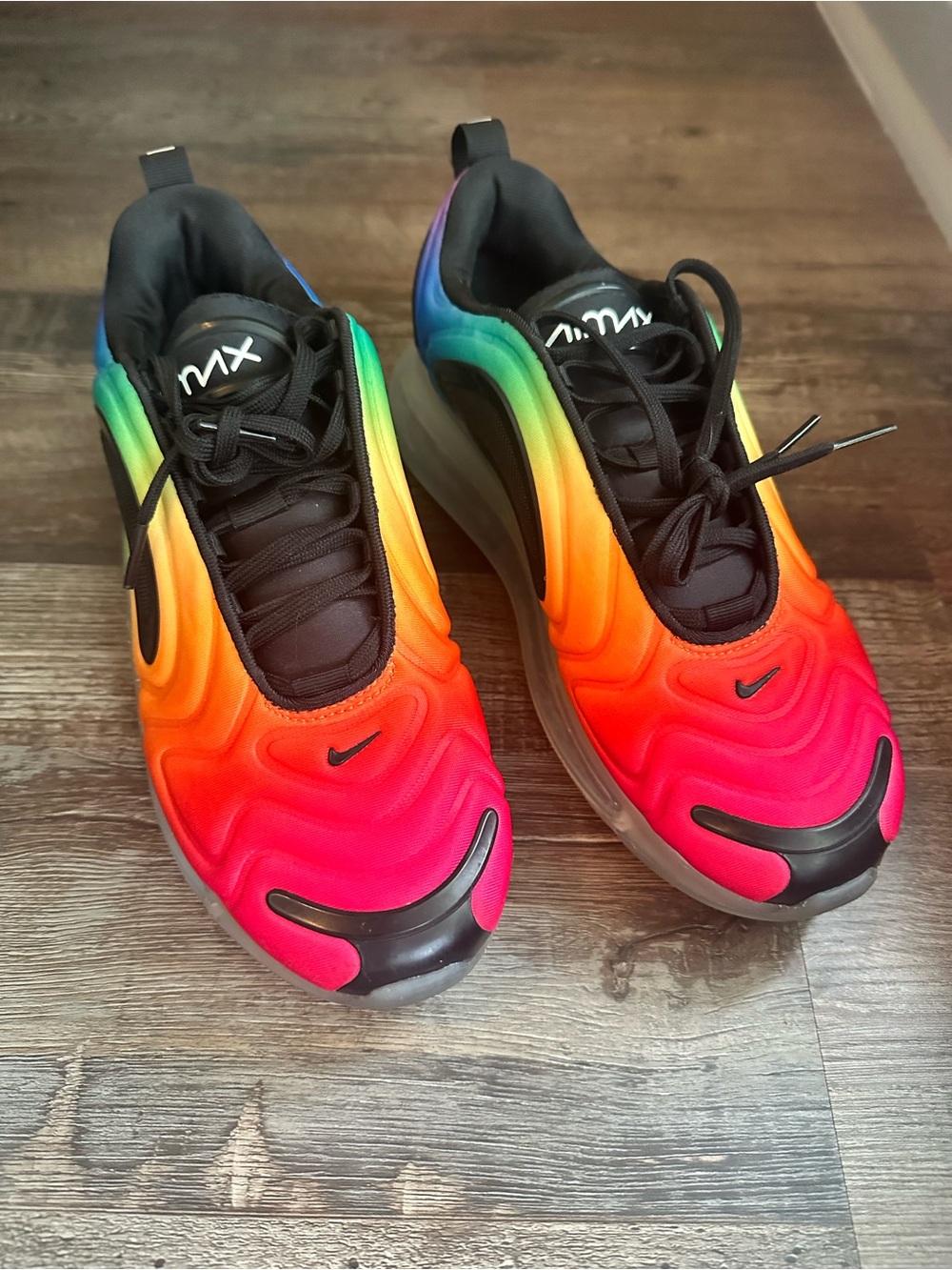 Nike Gradient Rainbow Air Max 720 2019 “Be True” Sneakers - Black Accents